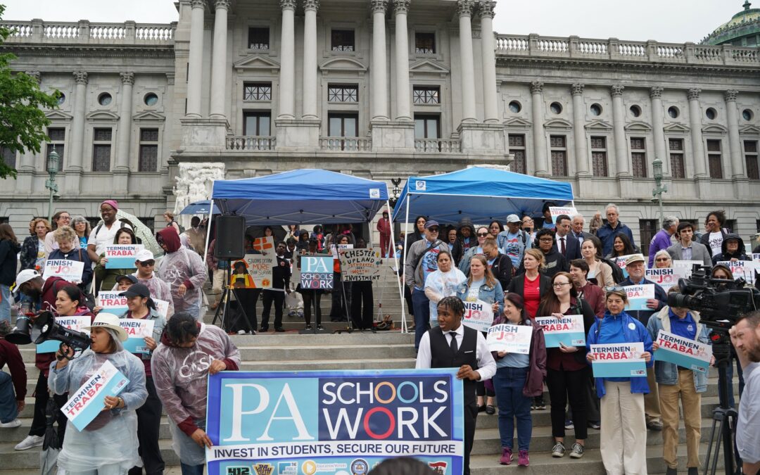 Finish the Job, Fund Our Schools: Hundreds Rally at the Capitol as PA Schools Work Urges Senate to Pass On-Time, Bipartisan Budget with Third Installment of Adequacy Funding